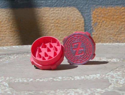 Interior de Grinder de plástico modelo calavera Punk