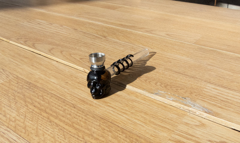 Pipa de Cristal Calavera