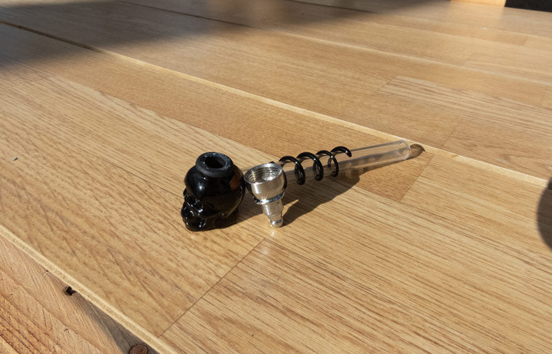 Pipa de Cristal Calavera