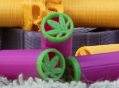 Z-Filters del modelo de hoja de marihuana